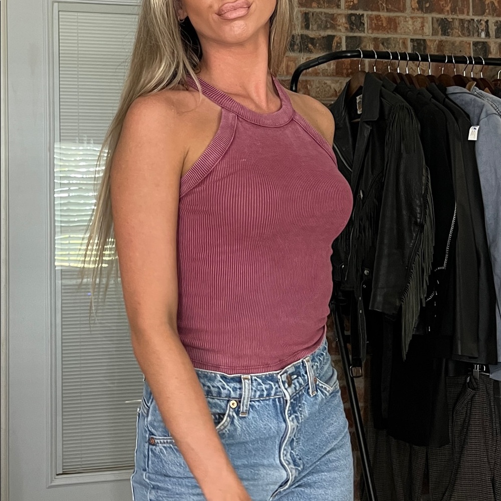 American Eagle Soft&Sexy Tank Burnt Red Sz. Sm